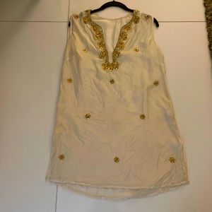 Elevated Caftan!! Silk. Perfect for any Summer Vacation! A Steal!